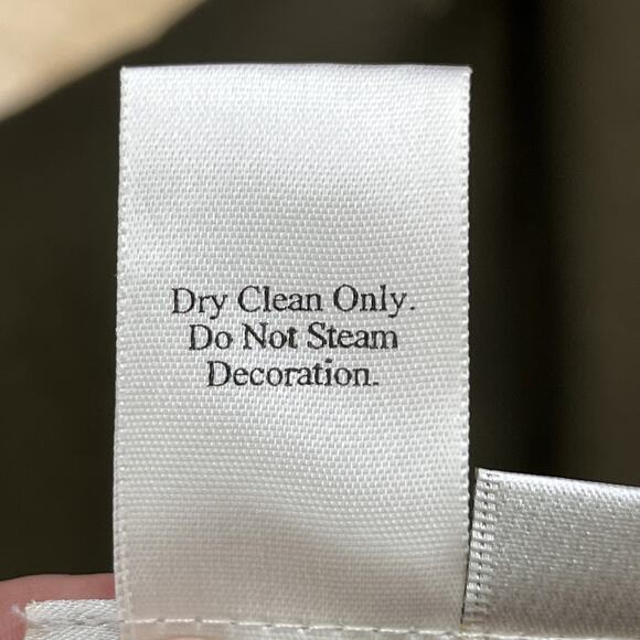 Coldwater Creek Midi Skirt Green Brown Size Medium Sequin Forest Fairy Granola - Picture 10 of 12